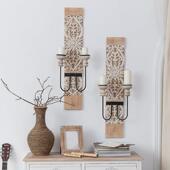 你可居香薰烛台摆件覆古北欧浪漫民宿墙壁壁挂拍照摄影背景装 饰品