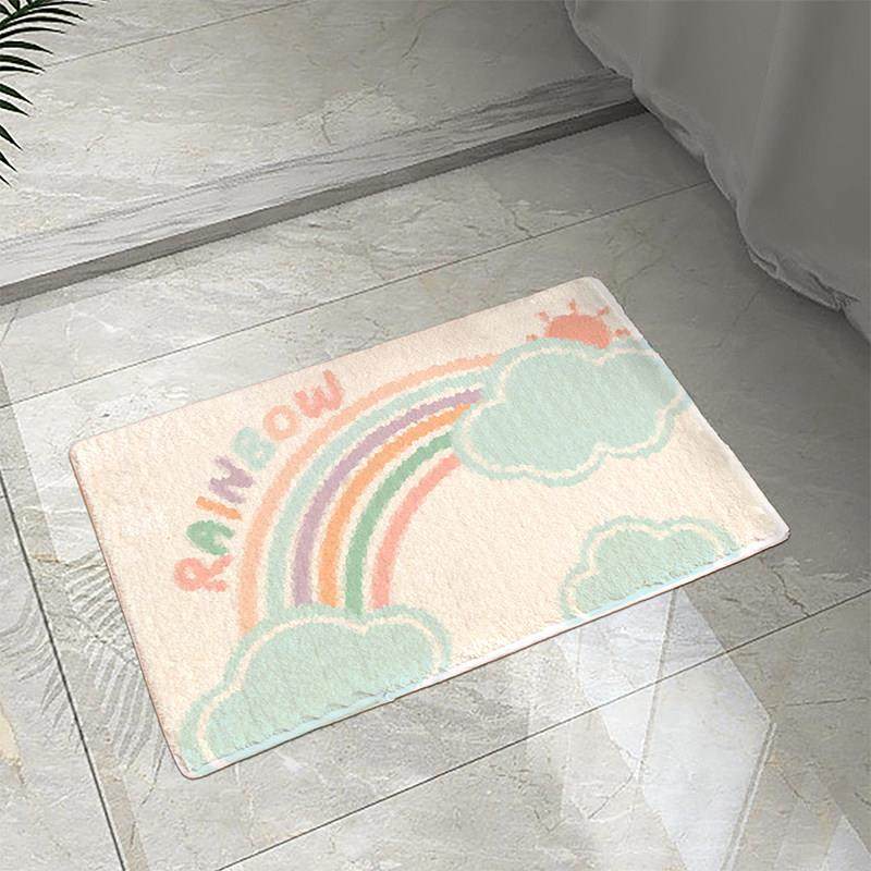 化妆室吸水地垫门口脚垫可爱厕所洗手间进门垫家用浴室防滑垫地毯,居家布艺,家用脚垫,淘宝优惠券,粉丝福利购,淘宝优惠卷