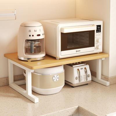 微波炉置物架厨房台面烤箱放置架增高架调味罐架桌上双层收纳层架