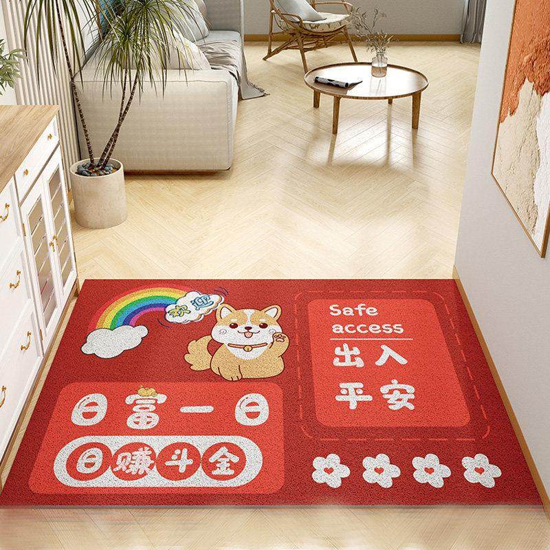 地垫入户门垫丝圈进门口室外门外脚垫耐脏防滑可裁剪免洗欢迎回家,居家布艺,入户地垫,淘宝优惠券,粉丝福利购,淘宝优惠卷