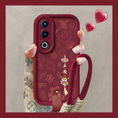 适用OPPOK12网红K12x手机壳K11红色爆款 K11x平安喜乐K9Pro全包边K10x硅胶保护套K7防摔软壳K9s情侣款