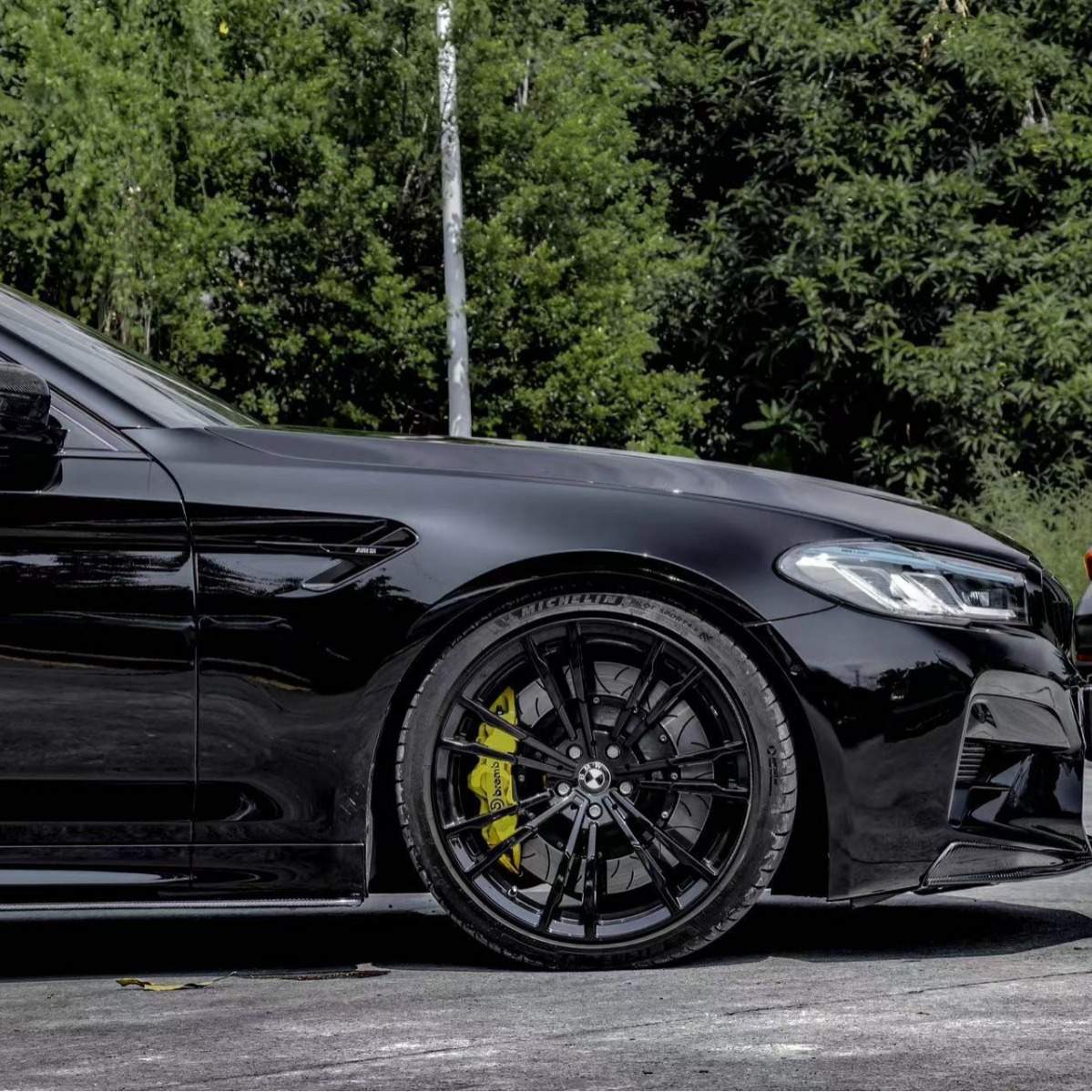 适用于宝马5系G30G38改装21-23款 M5大包围大灯尾灯G30改新套件