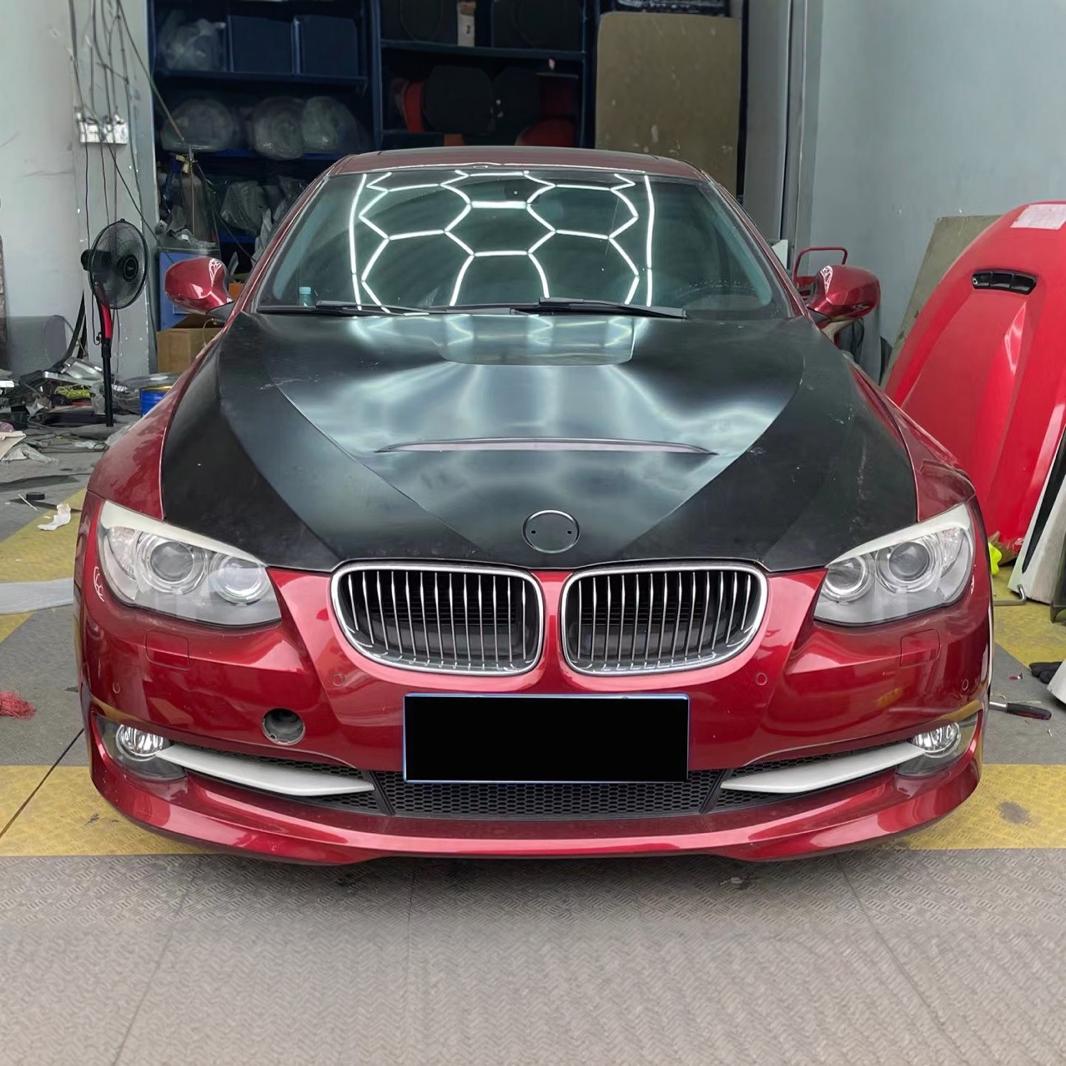 适用于宝马3系敞篷e92e93改装升级gts机盖引擎盖