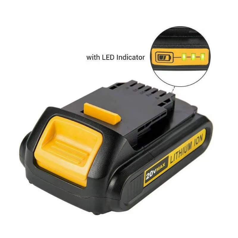 适配Dewalt 20V 3.0AhDCB182 DCB180 DCB230 DCB204-DCB206电池