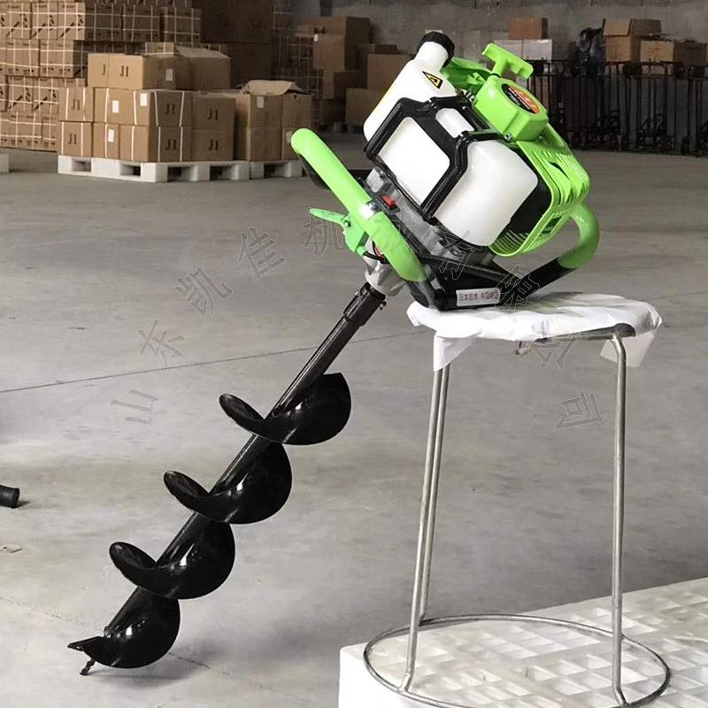 四冲程地钻手提式挖洞挖坑机植树破冰打眼设备种植土地打坑机