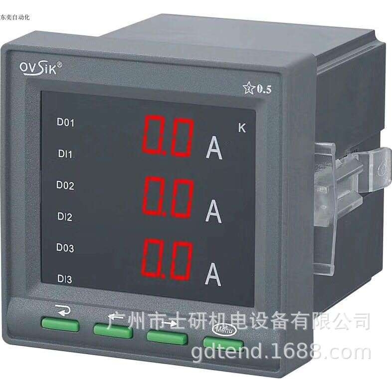 智能三相数显数码管电流表/电压表OSK304E-9K4南京欧斯卡