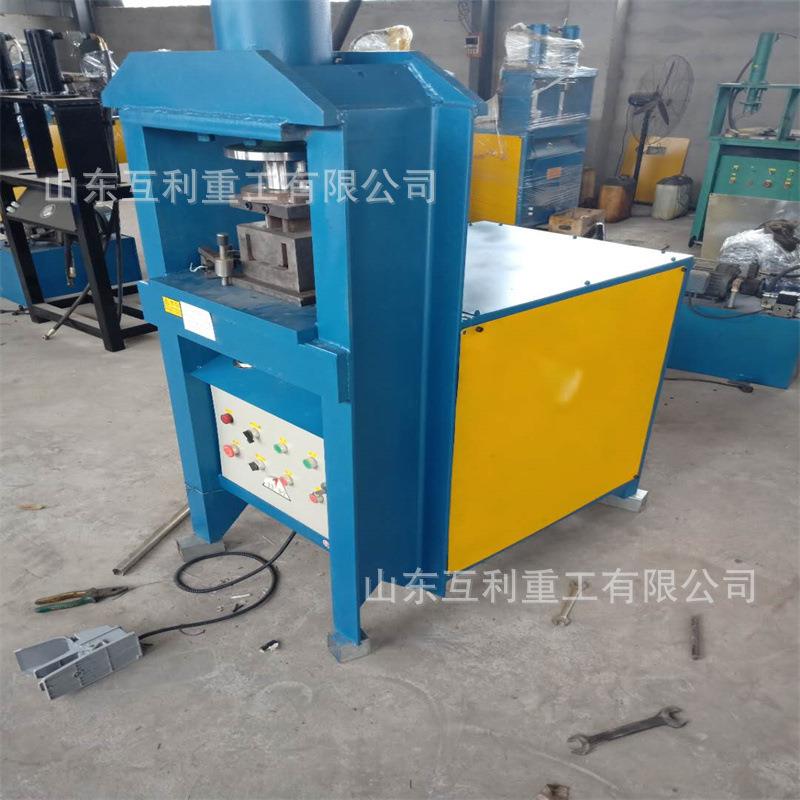 锌钢护栏液压冲弧机圆管开坡口机方管自动送料冲孔机