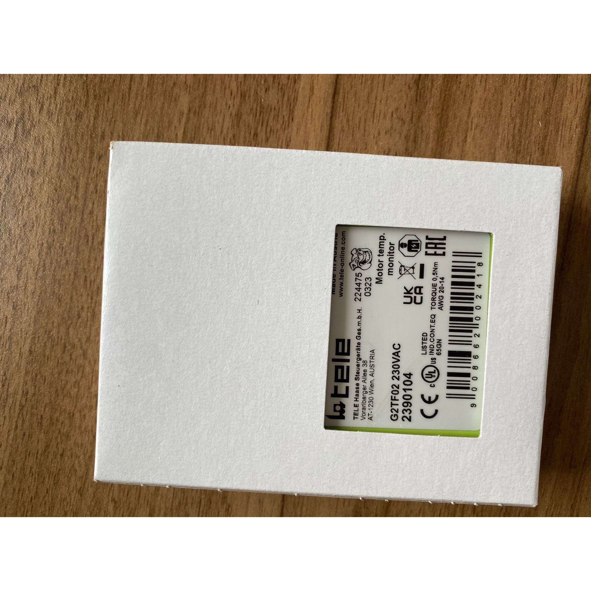 德国TELE 2390104  G2TF02 230VAC发动机温度监测