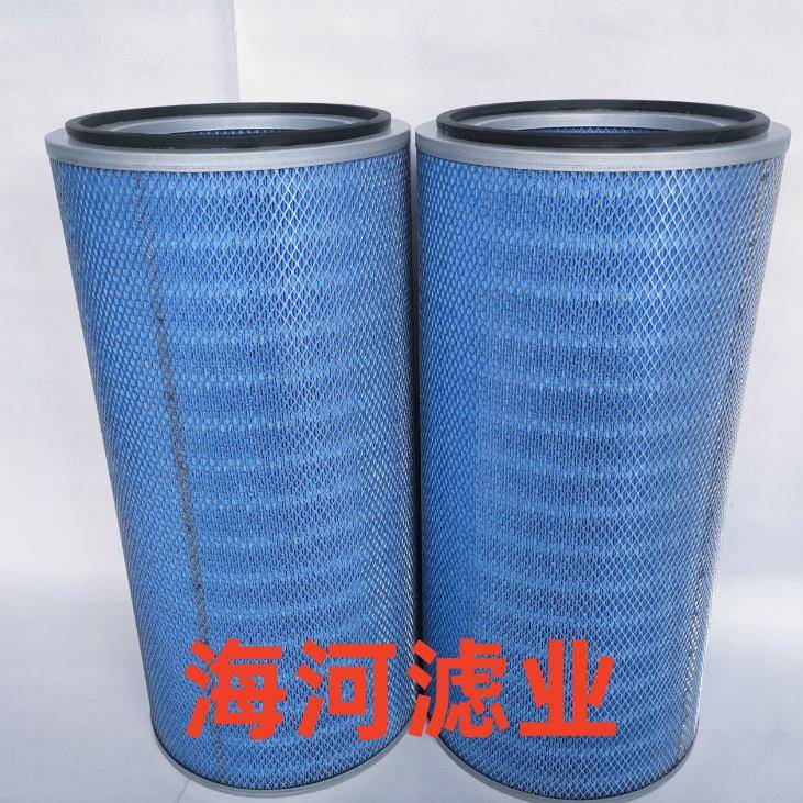 椭圆型卡盘式除尘滤芯支持P191920空气除尘器阻燃耐高温滤筒