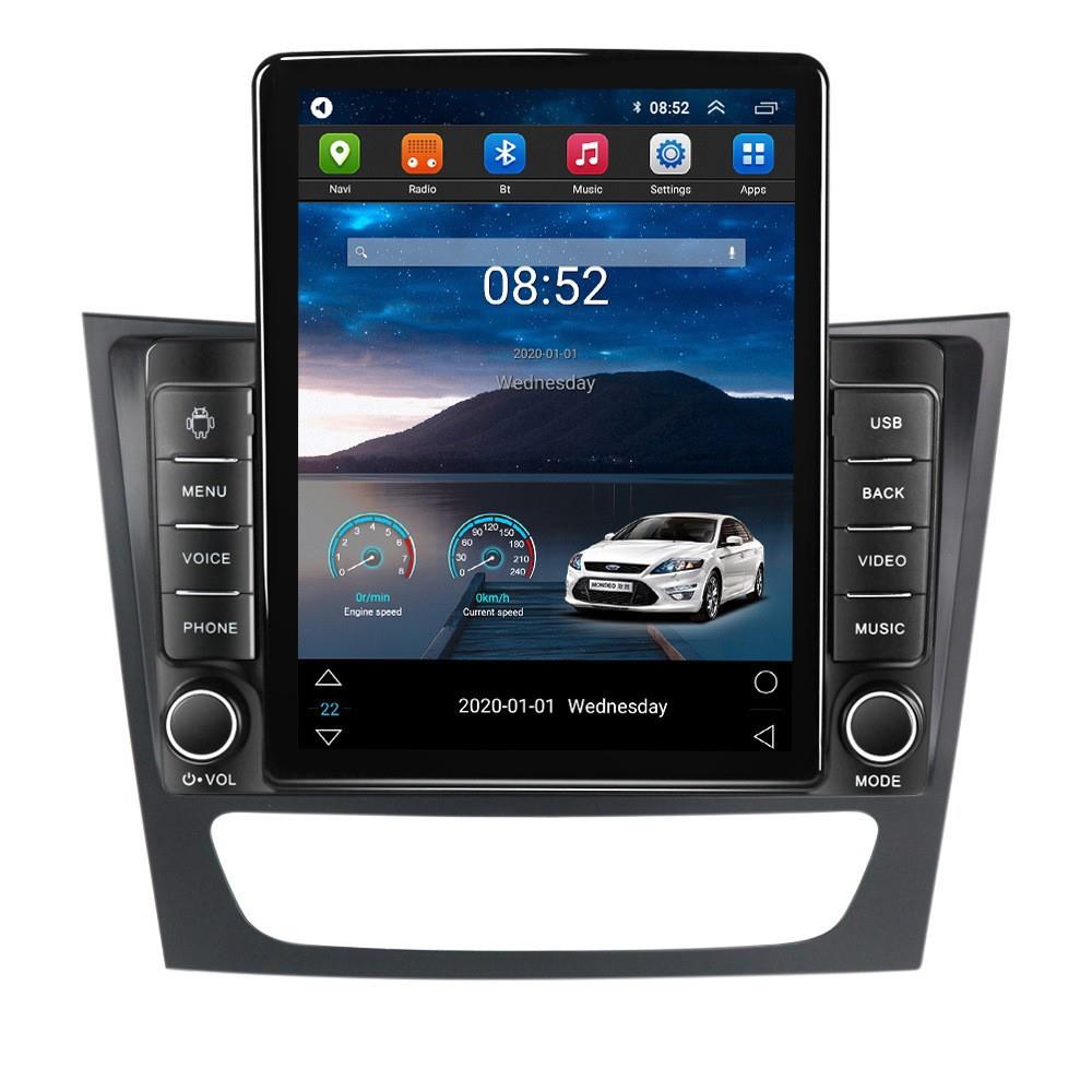 适用石碑机05-08款奔驰E级W211CLS竖屏车载安卓导航仪无线carplay