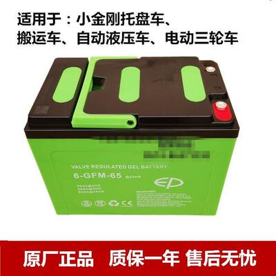 理士动力蓄电池6-EVF-65/3212V32H12V60H叉车搬运车电瓶