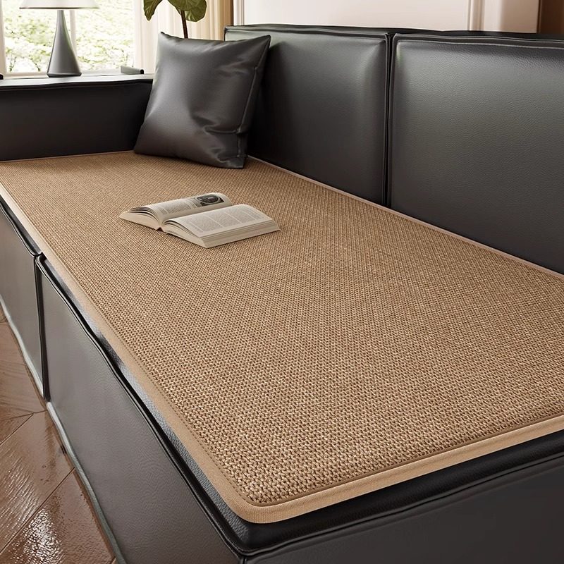 客厅沙发垫子真皮质专用坐垫四季通用2025新款冬加厚防滑直排盖布