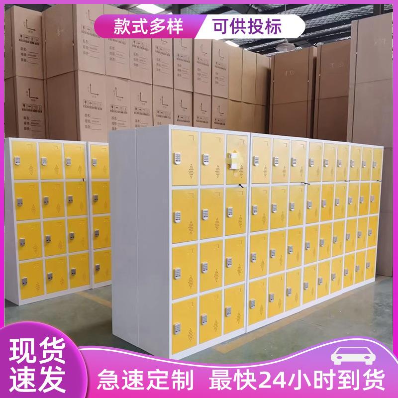 厂家直销中小学生书包柜学校幼儿园教室带锁储物柜钢制更衣矮柜子