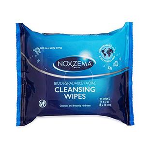 极速Noxzema Biodegradable FaceD Cleansing Wipes (25 CT)