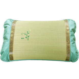 极速草席枕头套清凉透p气信封式一条装单人夏季天然席草枕头席枕