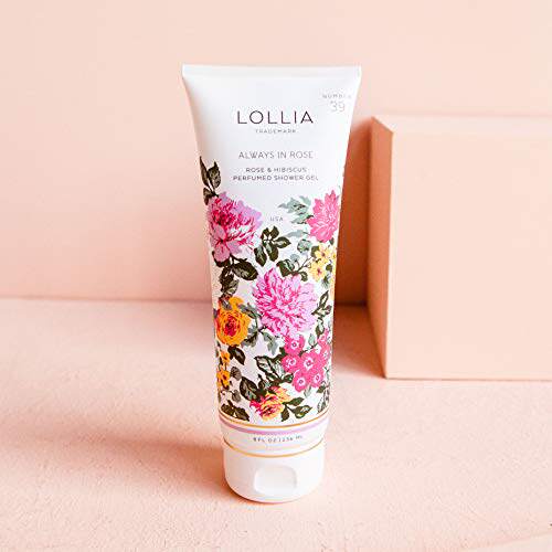 极速LOLLIA Always in Rose Shower GelF  Nourishing Body Wash