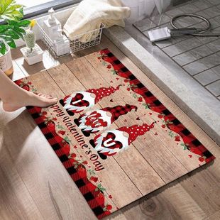 极速60ax40cm Valentines Day Entrance Door Mat Living Room
