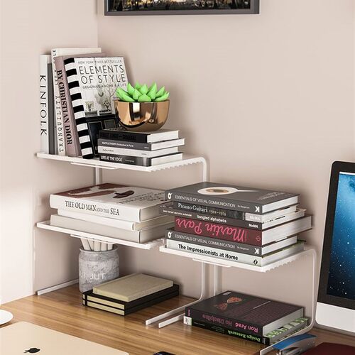 极速。书桌书桌面置物架桌上办公桌办公J室收纳层架隔断隔架板学