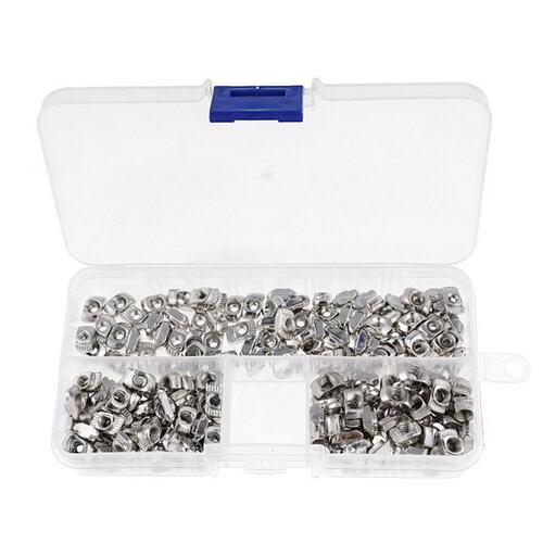 极速200pcs/loit T-Nut Set Hammer Head T Nut Kit M3 M4 M5 Con