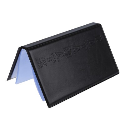 极速Black Business Name CarAd Holder Book for 144 Cards
