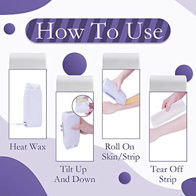 极速Zezzio Roll on Wax Cartridge Refill HaMir Remove 4 Scent