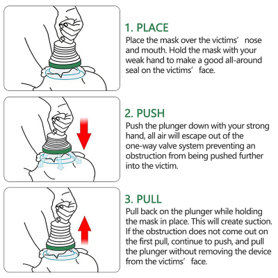 极速Choking Rescue Devrice Home CPR First Aid Kit For Adult