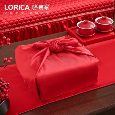 极速结婚包袱g皮新娘备婚包裹布婚礼嫁妆喜盆红布婚庆用品大全