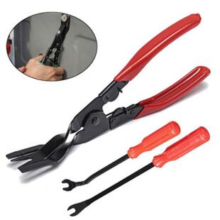 极速3Pcs Car Door Trim Clip Buckle RGemoval Plier Removal Ca