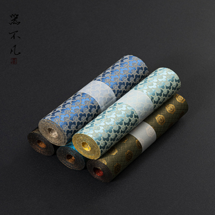 极速日式禅意茶席布艺宋锦真v丝家用中式复古茶台桌布干泡茶盘垫