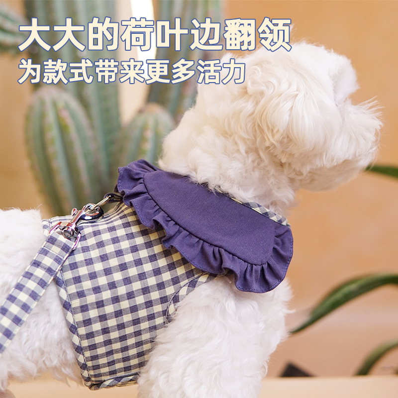 极速狗子狗狗牵引绳狗背心式狗绳遛狗链子中小型T犬胸背带法斗柯