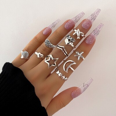 极速Vintage Rings For Personality Male FKashion Men Ring wom