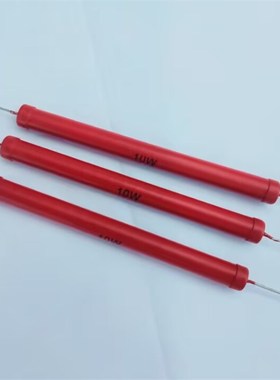 极速RI80 高压玻璃釉膜电阻器RI80-10W10GJ 棒状 无U感211027