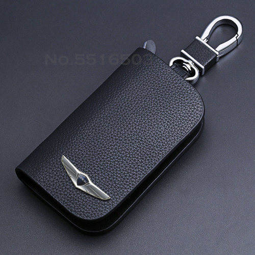 新品Leather Car lKey Case For Hyundai Genesis L110 G80 GV80