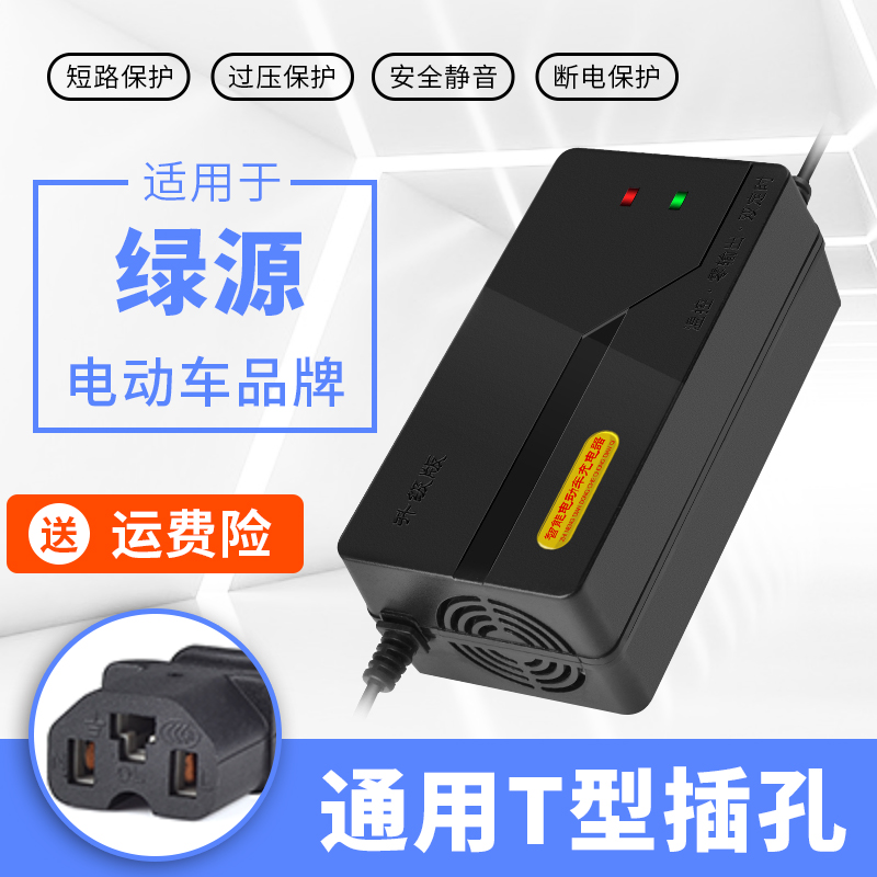 极速绿源a原装电动车电瓶充电器36V48V60V64V72V12/20AH20E-T30E2