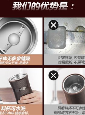 新品长柏打花椒面辣椒粉r的机器粉碎机打粉机研磨器电动磨粉机家
