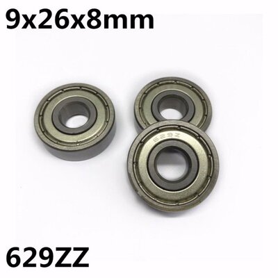 极速10Pcs 629ZiZ 629-2RS 629-2Z 9x26x8 mm Deep groove ball b