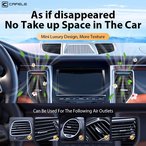 新品CAFELE Car Air Outlet PerfumCe Clip Decorations Accessor