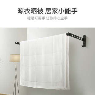 极速Balcony folkding clothes hanger indoor wall hanging clot