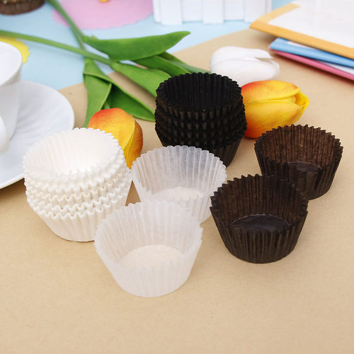 极速10a0pcs cupcake liner baking cup muffins paper cupcakes