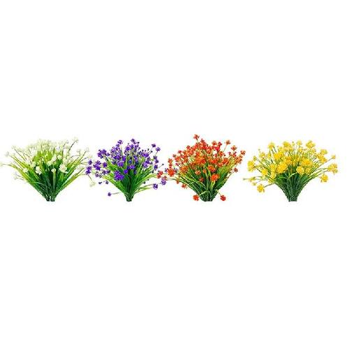 极速20 Bundles Artificiaul Flowers For Outdoor Decoration,