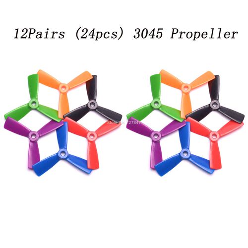 极速12 Pairs 3045 (6 color w) 3 blades Leaf Blade Prop Prope