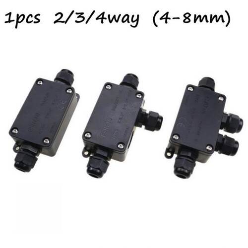 极速2/3/4 Way Waterproof Wire Junction Box DIY PlasticZ Elec