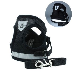 极速Reflective jCat Dog Harness Puppy Dogs Mesh Nylon Harnes