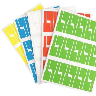 极速1 Sheet Cable Labels Sticker DWaterproof Identification