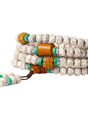 新品星月菩提子手串108颗正月藏式牛骨佛M珠项链男女文玩手链配饰