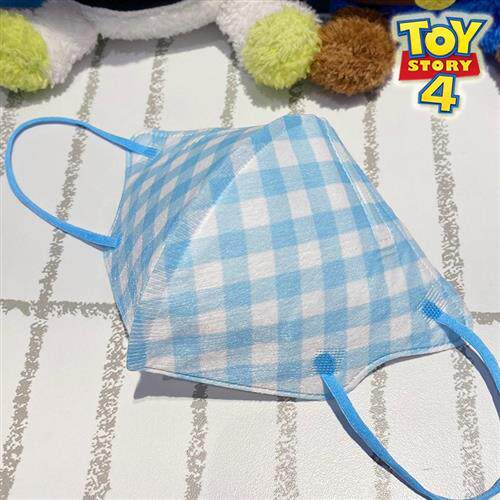 极速3d立体一次性格子口罩v女时尚粉方格个性防尘防飞沫透气三层