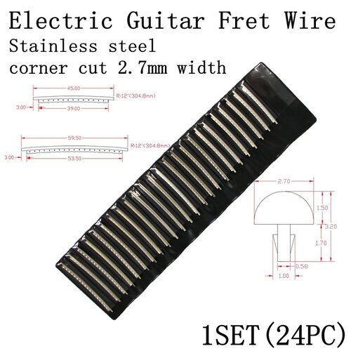 极速24pcs board Frets Fret Wire  Electric GuitarS s ronickel