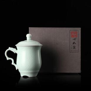 林心如大师汝窑龙鼎杯冰花开片茶杯个人专用办公喝茶大容量