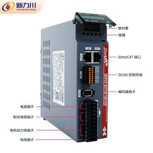 EtherCAT以太網伺服驅動器400W750W瓦功率 新力川總線伺服電機套裝