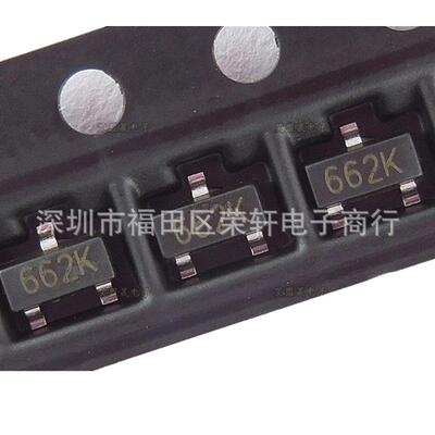 SOT-233.3V三端稳压6206P332丝印662K